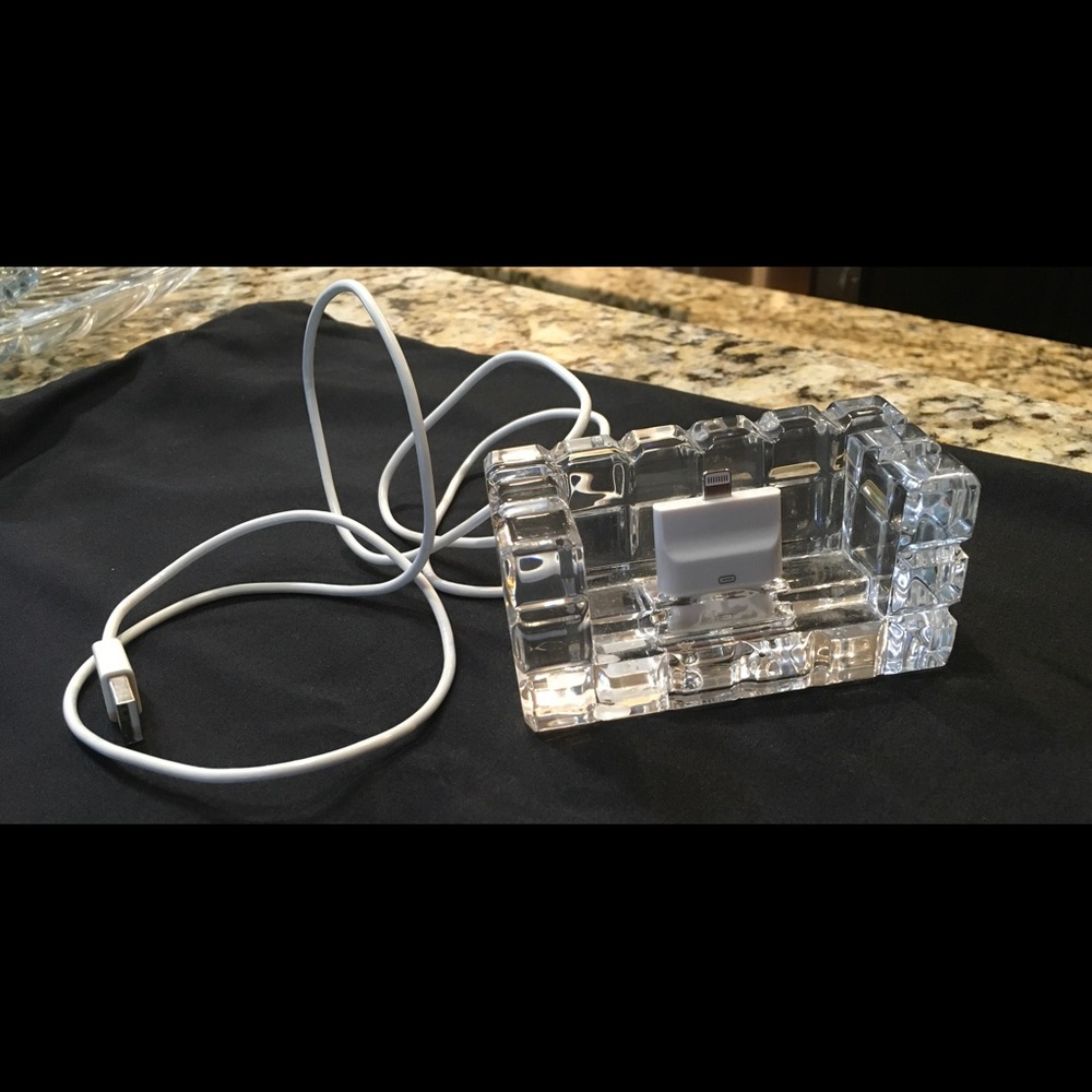 Waterford Crystal iPhone charging station